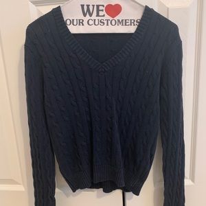 navy brandy melville sweater